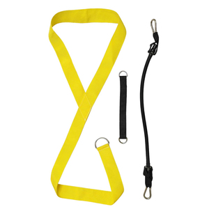 高尔夫挥杆练习器转身训练带蹬地转腰拉力绳棒球乒乓球网球挥拍