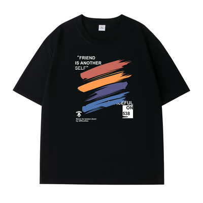 唐狮新款夏季纯棉透气百搭短袖T