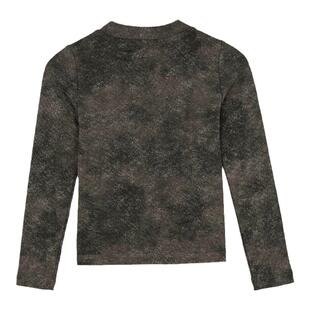 edo1一度童装25秋季新款男女童时尚个性长袖T恤儿童修身打底衫潮