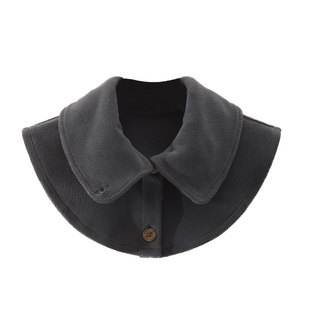 羽绒服防脏翻领保暖假领高领护颈衣领女冬季脖套立领领子围脖