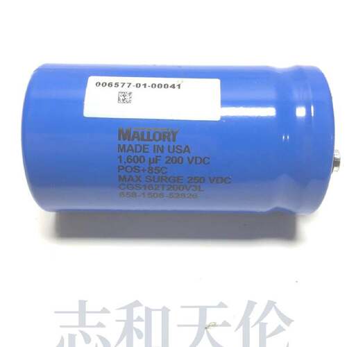 配件Mallory CGS162T200V3L Aluminum Electrolytic Capacitor议