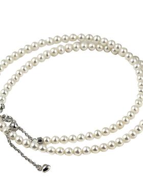 纯天然淡水珍珠锁骨链