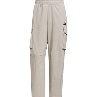Adidas/阿迪达斯正品2025夏季男士耐穿运动梭织透气工装裤KF2482