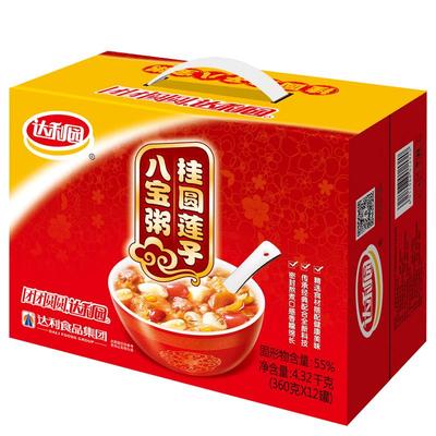 达利园桂圆莲子八宝粥360g*12罐