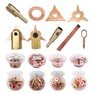 外形修复机圆垫片夹头配件整形机介子机钣金三角片圆垫片碳棒夹头