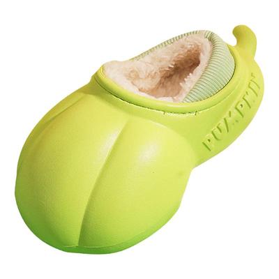 eva防水儿童棉拖鞋包跟