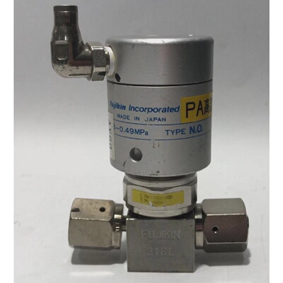 FUJIKIN INCORPORATED O.P 0.340.49MPA N.O. W FUJIKIN 316L  46