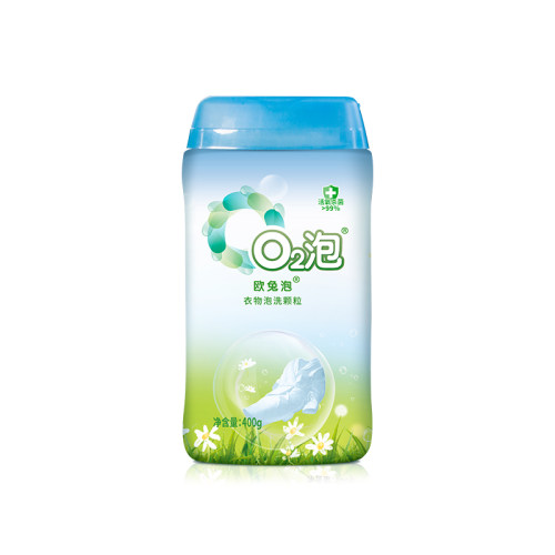【达人专享】欧兔泡O2泡衣物泡洗颗粒洁净去渍多用途 400克*1瓶