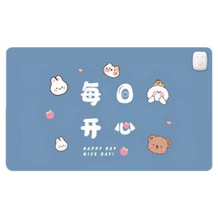 加热鼠标垫大号办公室定时加热桌垫冬季学生宿舍桌面暖手暖桌垫子