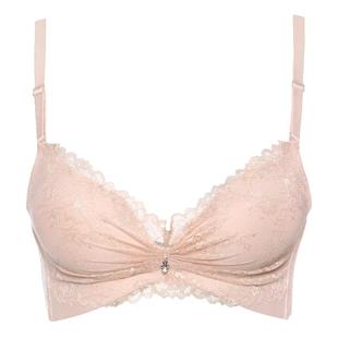 爱美丽IMIS内衣女无钢圈小胸聚拢文胸胸罩蕾丝3/4文胸罩IM17LP1/2