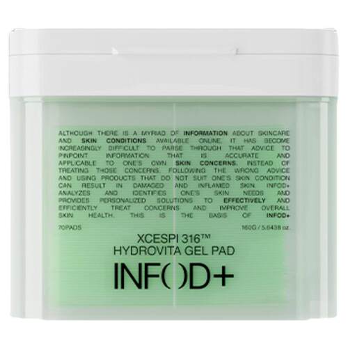 Infodplus湿敷棉片罐装韩国补水维生素精华凝胶淡纹服帖底妆提亮