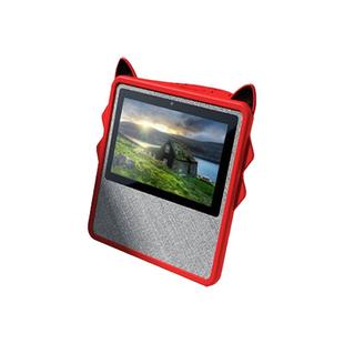 适用小度在家1c保护套全包触屏智能音响卡通可爱硅胶套ai在家音箱配件1c钢化膜外壳防摔nv6101小杜1c贴膜全屏