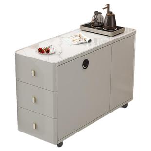 沙发边几边柜侧边收纳柜家用移动茶桌边柜客厅简约现代茶几储物柜