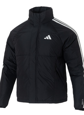 Adidas阿迪达斯羽绒服男款2025夏季新款保暖轻薄宽松款羽绒外套