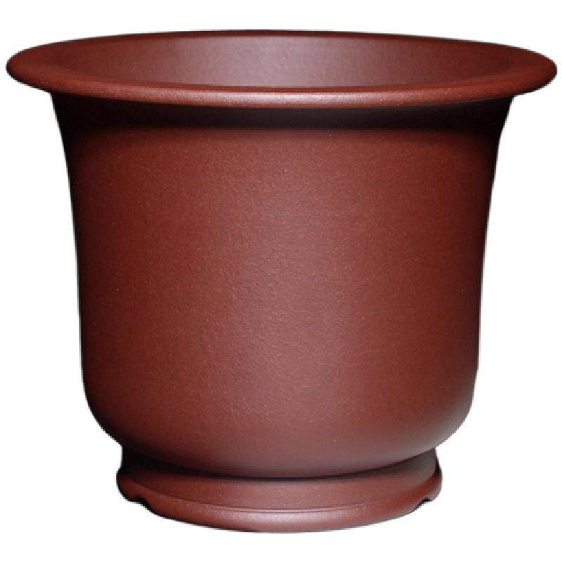 纳香圆口形精品紫砂兰花盆