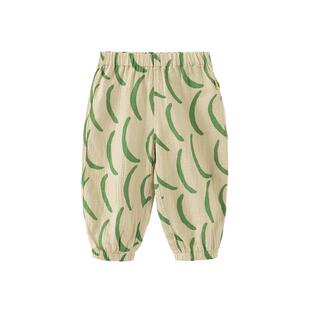 贝肽斯儿童防蚊裤男童女童裤子2026春夏新款纯棉薄长裤运动透气S