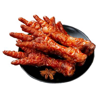 虎皮凤爪熟食卤鸡爪即食鸡脚香辣解馋充饥夜宵休闲食品下酒菜零食