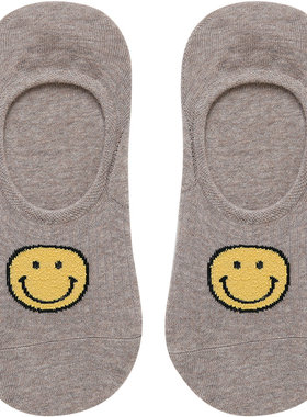 韩国东大门进口笑脸隐形袜套卡通