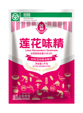 莲花味精1000g*10大袋商用整箱
