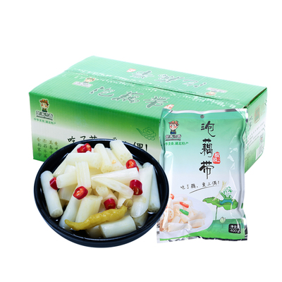 洪湖泡椒藕带整箱20包湖北特产