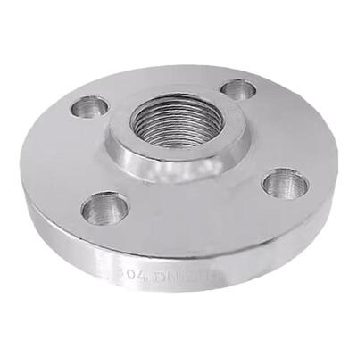 304/316L不锈钢SO带颈法兰丝扣丝口内螺纹内牙内丝PN16法兰盘