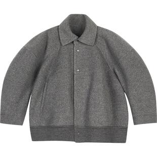 江南布衣童装宽松短款毛呢大衣双面呢保暖冬男女童儿童jnbybyjnby