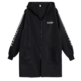 新款防水加绒罩衣时尚保暖大人男女士秋冬加厚围裙长袖外套工作服