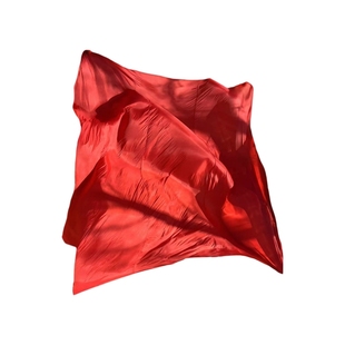 定制加宽红绸出场道具抖动海浪道具红色扬帆起航蓝色绸带舞蹈绸布