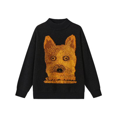 EAYA儿童美利奴羊毛衫亲子提花套头毛衣细腻针织抗起球男女中大童