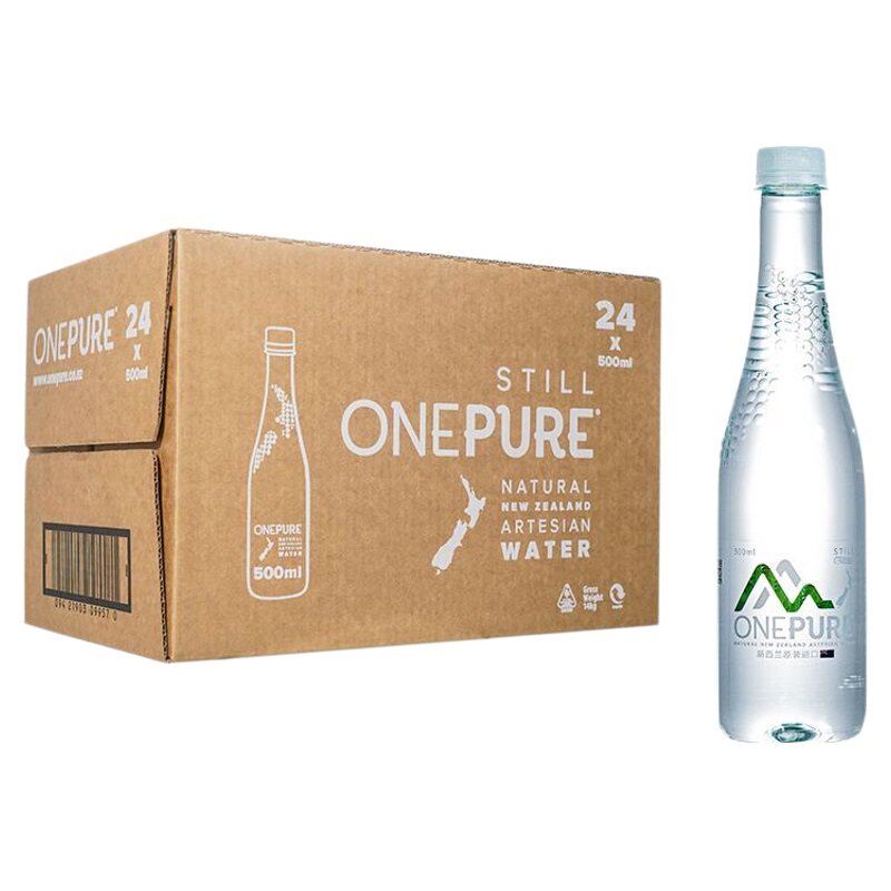 亿纯新西兰弱碱性饮用水500ml*24