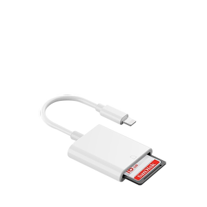适用苹果手机SD读卡器相机OTG线内存卡iPhone12转换器CF多合一ipad通用华为type-c万能TF单反电脑13pro多功能