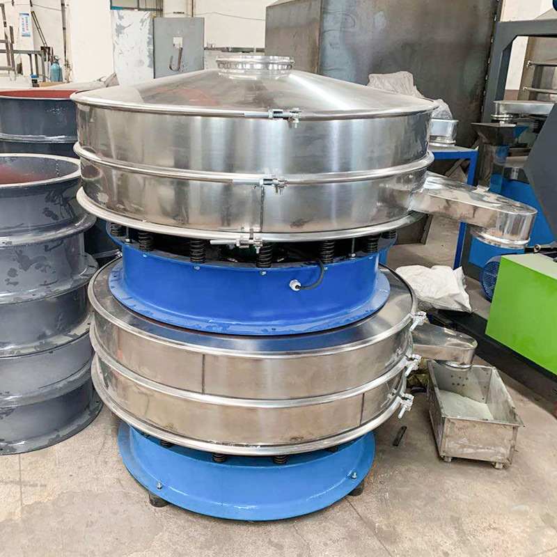 圆形振动筛不锈钢振动筛粉末颗粒分级筛自动选机高产能全自动