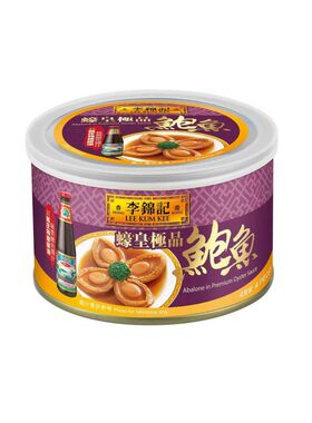 港版李锦记旧庄蚝油即食鲍鱼罐头