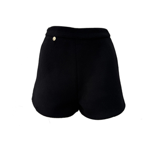 OTEBANBASS 25SS百搭高腰毛呢A字短裤女休闲宽松直筒裤