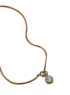 泡泡圆钻设计款莫桑蛇骨手链小众