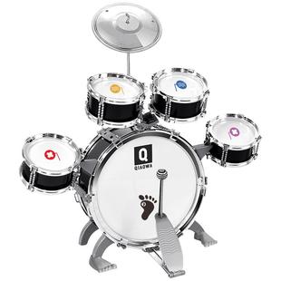 儿童打鼓玩具打击乐器宝宝架子鼓幼儿2男女孩小鼓1一5岁3生日礼物