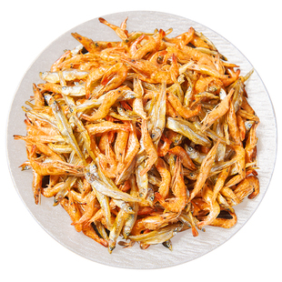 小鱼小虾干货不苦淡干鱼虾干农家自晒小鱼仔虾米干水产下酒下饭菜