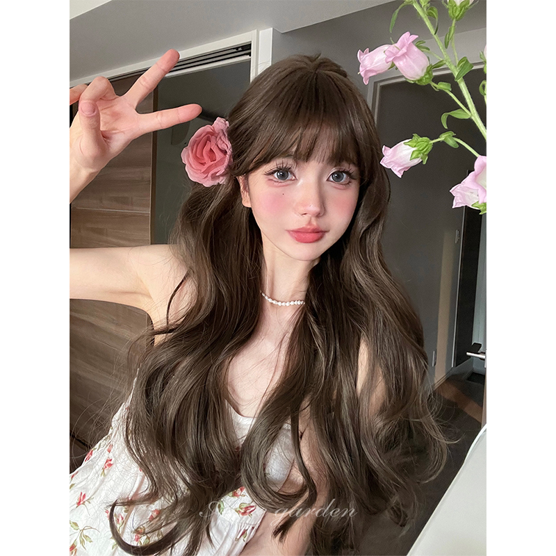 自然齐刘海jk日常全头套
