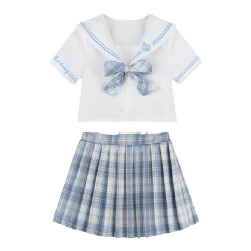 女童jk制服裙子夏季小学生连衣裙