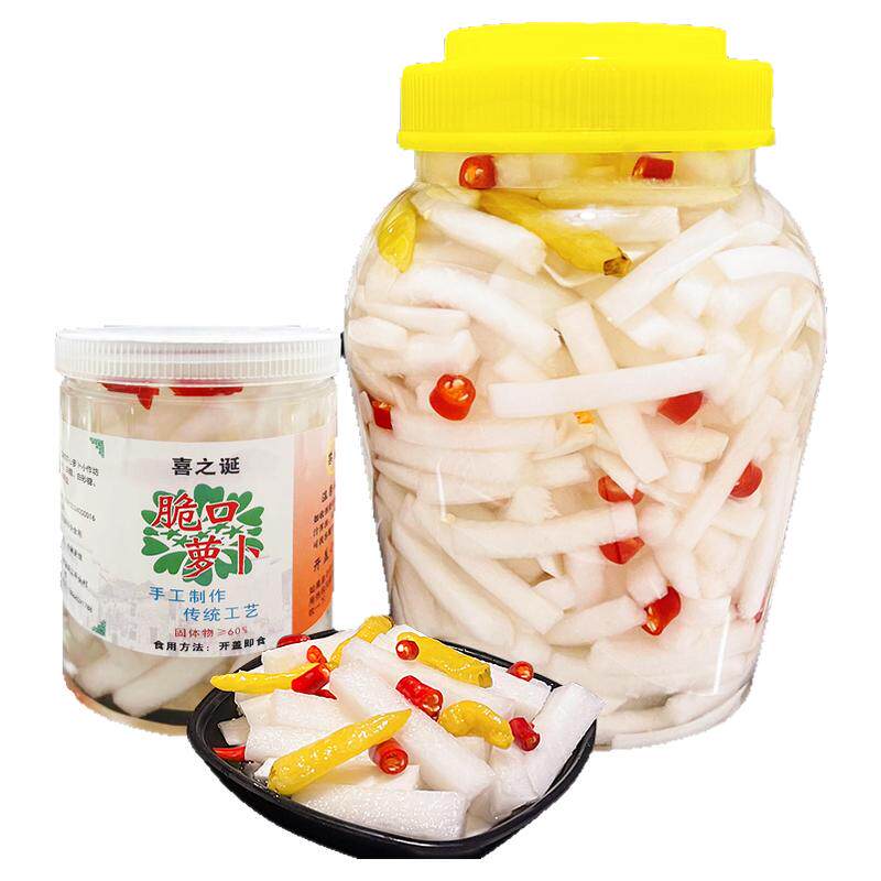 酸辣萝卜条酸甜泡菜下饭开胃糖醋腌制/榨菜/泡菜
