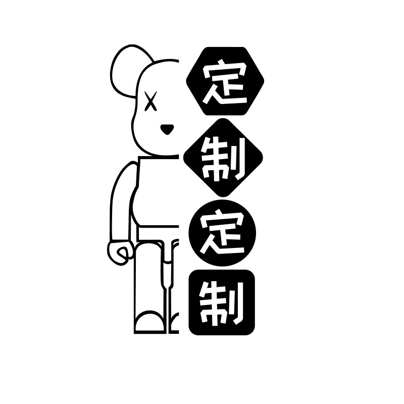 理发店美廊墙面装饰品贴摆件高级海报形象背景门口吸引网红打卡造