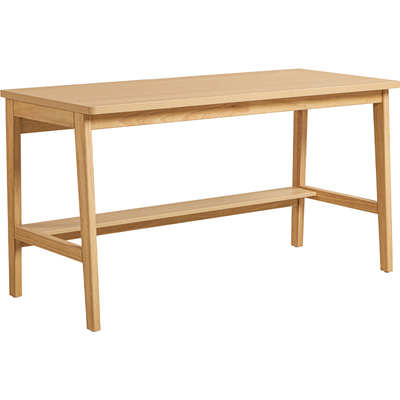 去客厅化大长书桌学习桌实木脚