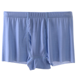 儿童内裤男童中大童平角裤3条装夏季薄款小便口a类似莫代尔四角裤