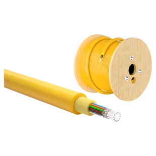 华杰恒讯 定制室内单模光缆四4芯单模室内6芯8芯12芯24芯48芯光纤线 9/125 GJFJV/H束状型软光缆整卷光纤跳线