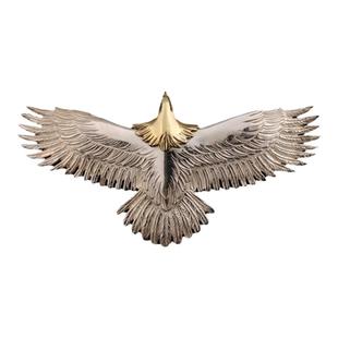 一休老银匠制作HORIZON BLUE/HB 925纯银老鹰印第安高桥风格吊坠