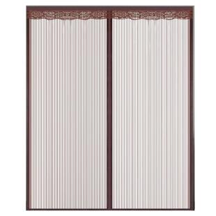 电梯口电梯门帘夏天卧室防蚊门帘纱通风纱帘加密防虫魔术贴家用