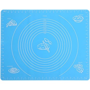 硅胶和面板家用带刻度烘焙面食制作工具耐高温隔热餐垫防滑赶面垫