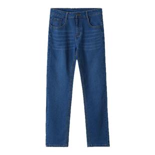 回力修身牛仔裤男士春季2025新款小脚弹力牛仔直筒休闲长裤子男款