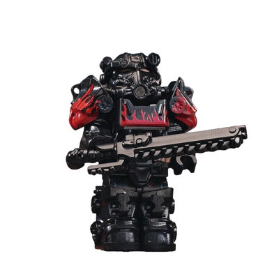 辐射避难所T60机甲拼装积木人仔