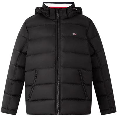 Tommy男装通勤小绣标连帽羽绒服